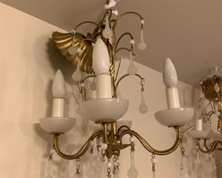 Teardrop Art Deco chandelier 