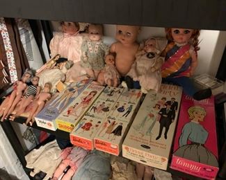 Vintage Barbie dolls
