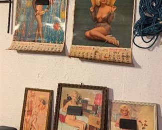 Pin-Up girl calendars and pictures