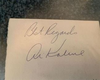 Al Kaline Signature