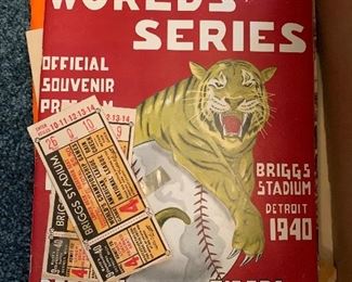 Tigers World's Series 1940
