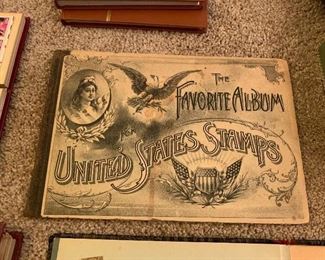 Early stamp collectors album