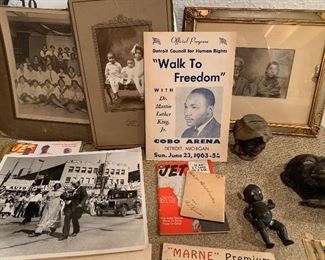 Walk to freedom June 23, 1963 with Martin Luther King at Cobo Arena.