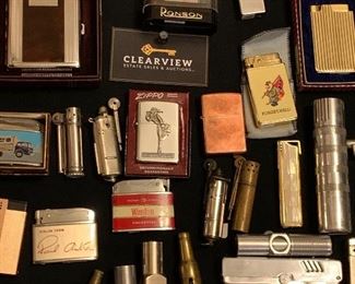 Large collection of vintage lighters