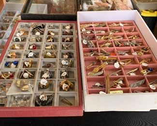 Large selection of cuff links