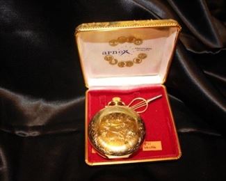 Gold pocket watch