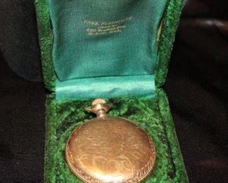 Gold pocket watch