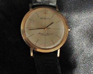 LeCoultre gold watch
