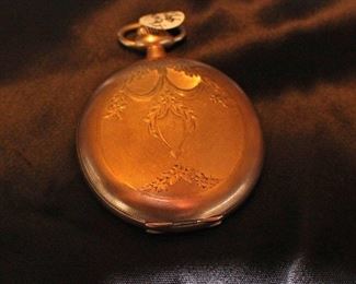 Gold pocket watch