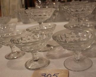 Set of 8 footed sherbets (305) Fostoria American
