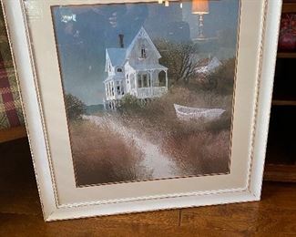 Beach house framed artwork
34 1/2” x 36 1/2”
$90
