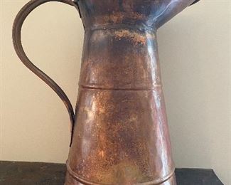 Copper pitcher 
$18