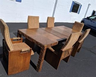 Brutalist Lane Dining Table And 6 Chairs