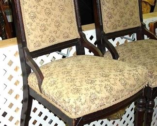 $50 each - Improved Victorian side chairs