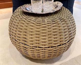 $48. Close Up of Indoor/Outdoor cocktail table or ottoman. This is a workhorse piece! It can be anything :)