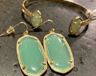 $26 Kendra Scott Elle Drop Earring                                     $26 Elton Pinch Cuff Bracelet in Gold