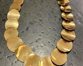 $34 Kate Spade Gold Disc Necklace 