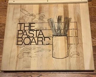 $48 Large Beautiful Wooded Pasta Board Perfect for an easy useful countertop statement piece 20x22x2