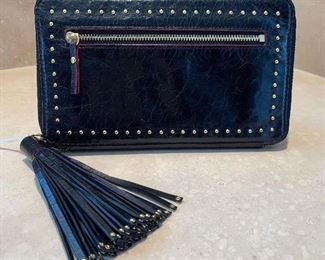 $48 MZ Wallace Tassle Clutch Perfect for dressing up or down