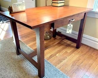 $200 Asher Benjamin Studio Desk from Crate & Barrel with drawer 48x30x29