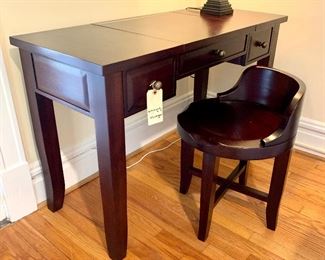 Pottery Barn Vanity desk with matching stool. 