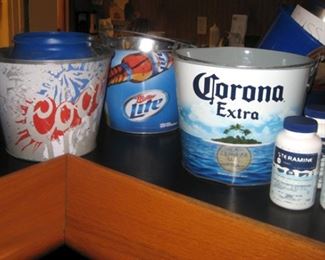 Beer Advertising Metal Buckets
