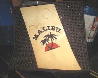 Malibu Rum Rubber Tavern Spill Mat 