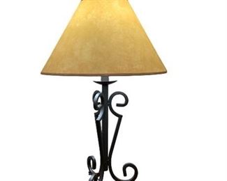 Lot 037
Contemporary Wrought Metal Table Lamp