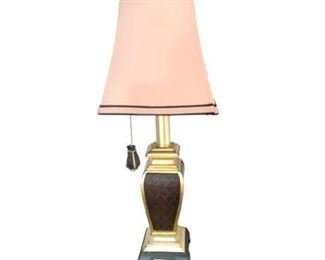 Lot 055
Brass Occasional Side Table Lamp