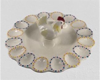 Lot 156
Hand Painted Deviled Egg Serving Dish