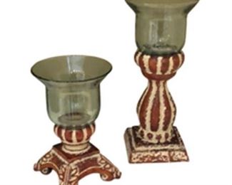 Lot 187
Decorative Rustic Candlesticks