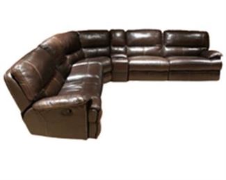 Lot 206
Thomasville Leather Recliner Sectional