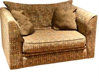 Lot 214
Sealy Contemporary Chair and Half