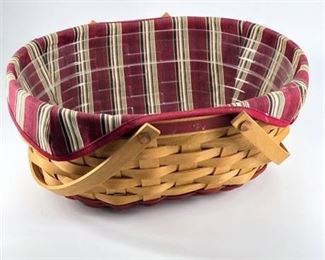 Lot 362
Longaberger Handled Oval Basket 2004