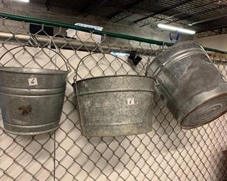 galvanized buckets
