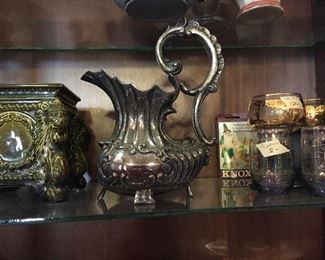 Over-the-top silver-plated pitcher--fabulous!
