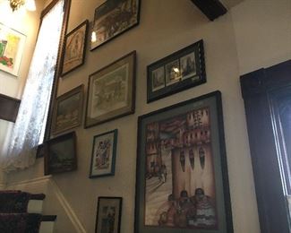 Art framed and ready to take home