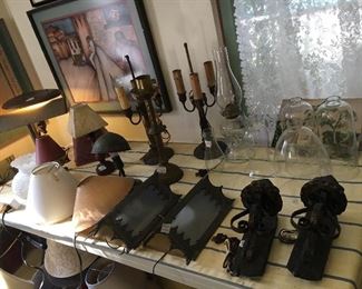 Lamps, sconces, and lamp parts