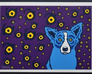 George Rodrigue blue dog