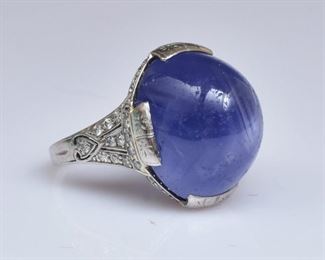 Tiffany star sapphire ring circa 1920