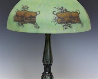 Jefferson reverse painted lamp