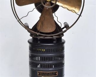Jost's patent radio fan (steam powered), circa 1905