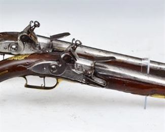 Italian dueling pistols, 17th century