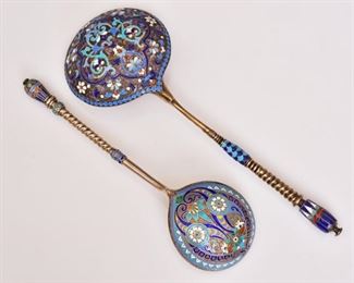 Russian enameled silver