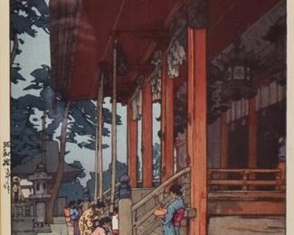 Japanese woodblocks