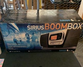 #87	Sirius boom box in box 	 $35.00 
