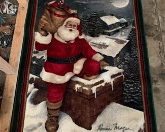 #95	Santa machine rug 48x64	 $40.00 
