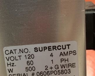 #116	Cecil ware super cut processor	 $500.00 
 
