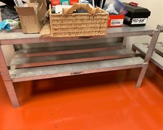 #135	metal risers with 1.5 inch support bar 48x20x12 (9) @ 50 each	 $450.00 
#136	metal risers  with 5 inch support bar 48x24x12 (6) @ 75 each 	 $450.00 
#137	metal risers 5  inch support bar 60x24x12 (3) @$75	 $225.00 
