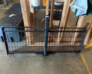 #177	black metal trailer rack 60x25 	 $45.00 
this can be married with # 77 Racher 77 by Delta tool box to set on this rack $60   Total $100 for both